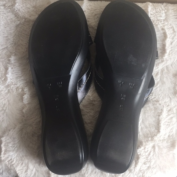 Sergio Zelcer slide sandal. Black. Size 9. Worn 1 - Picture 7 of 8